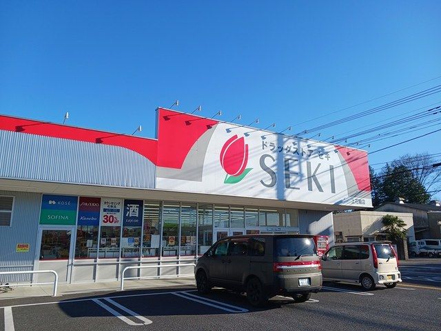 近くのドラッグストアまで1,100m（徒歩14分）