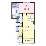 ミーティアの間取り画像