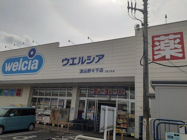 近くのウエルシア流山野々下店まで169m（徒歩3分）