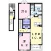 PARKSIDE COURTⅣの間取り画像