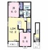 ルナパークAの間取り画像