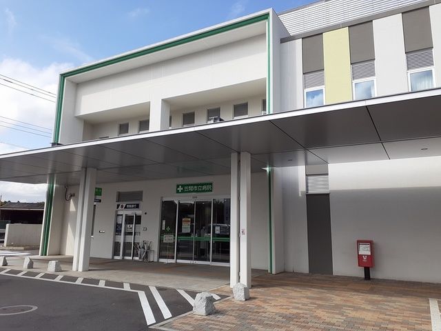 近くの笠間市立病院まで576m(徒歩8分)