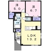 ラフォーレの間取り画像