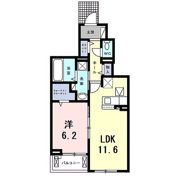 アムール鴨川の間取り画像