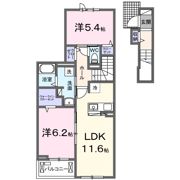 フローラリア橘Ⅰの間取り画像