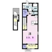 エスポワールAの間取り画像