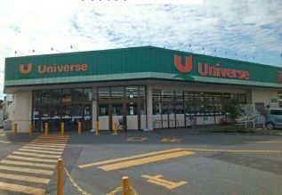 近くのユニバース百石店まで750m（徒歩10分）