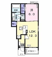 チェレステ白髭 Aの間取り画像