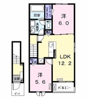 チェレステ白髭 Aの間取り画像