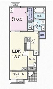 ネオ岐南Aの間取り画像