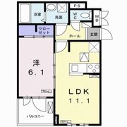 パルテール八尾の間取り画像