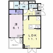 パルテール八尾の間取り画像