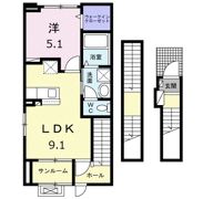 ラ・ルミエールの間取り画像