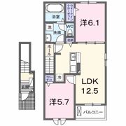 BLUMEvonHILLの間取り画像