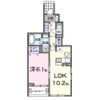 アベニールFの間取り画像