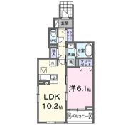 アベニールFの間取り画像