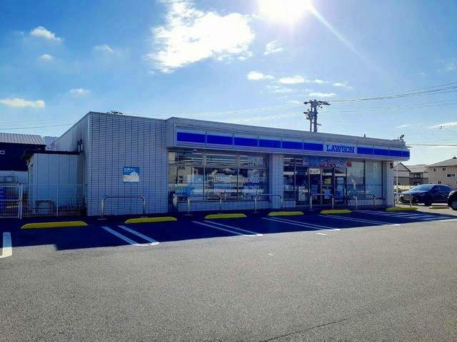 近くのローソン 岡崎土井店まで450m(徒歩6分)