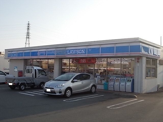 近くのローソン　富士津田店まで450m（徒歩6分）