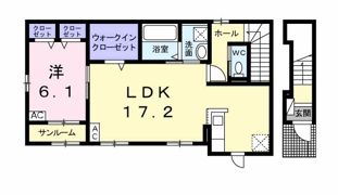 アバンツァーレⅡの間取り画像