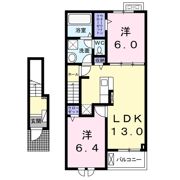 SPRING HILL Bの間取り画像