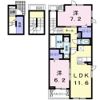 スプリングス・Bの間取り画像
