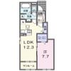 メゾンルミネ五個荘Ⅱの間取り画像