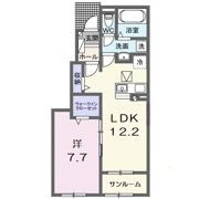 メゾンルミネ五個荘Ⅲの間取り画像