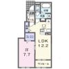 メゾンルミネ五個荘Ⅲの間取り画像