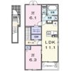 メゾンルミネ五個荘Ⅲの間取り画像