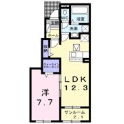 メゾン ソレイユの間取り画像
