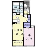 メゾン クラージュAの間取り画像