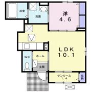 デーア Ⅱの間取り画像