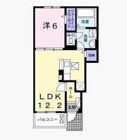 エピナール東茂原の間取り画像