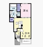 エピナール東茂原の間取り画像