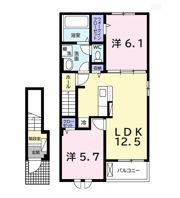 エピナール東茂原の間取り画像
