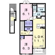 FeliceⅡ（フェリーチェ）の間取り画像