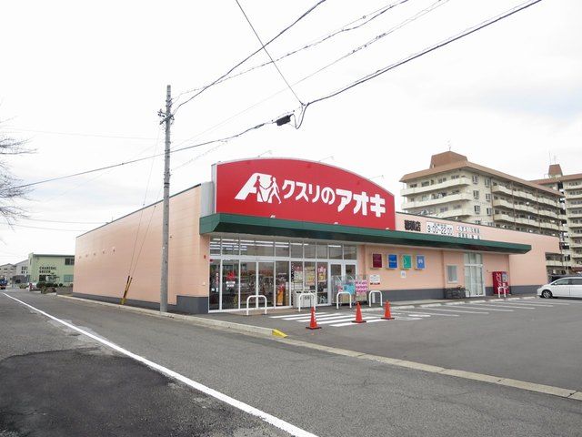 近くのクスリのアオキ穂積店まで550m（徒歩7分）