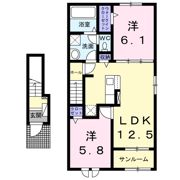 アダージョの間取り画像
