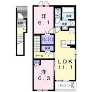 ライジングサンAの間取り画像