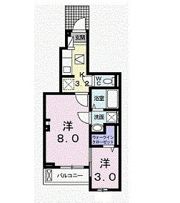 サウスエムⅢの間取り画像