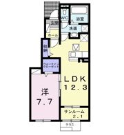 エスポワールの間取り画像