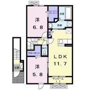 ヴィラ・ローザの間取り画像