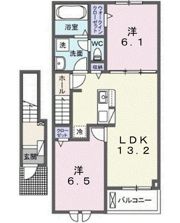 アヴニール Ⅱの間取り画像