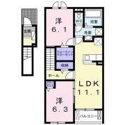 アヴニール Ⅲの間取り画像