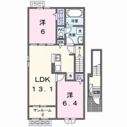 リベルラコッコCの間取り画像