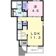 ブローテ・アイ Ⅰの間取り画像