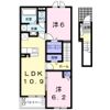 クラール牛神 Aの間取り画像