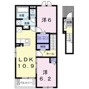 クラール牛神 Bの間取り画像