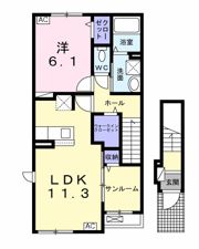 エスポワール宇佐南3の間取り画像