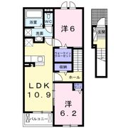 M．D．パレス Ⅵの間取り画像